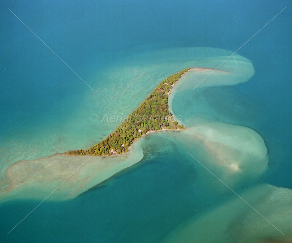 Higgins Island in Roscommon County, Michigan